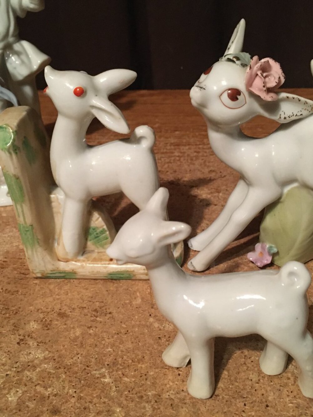 LOT OF 35 FIGURINES ENESCO ANGELS ANIMALS DEER BEAR KIDS PIGS FLOWERS SHEEP LAMB - Picture 12 of 14